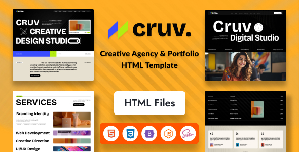 Cruv – Agency & Portfolio Html Template